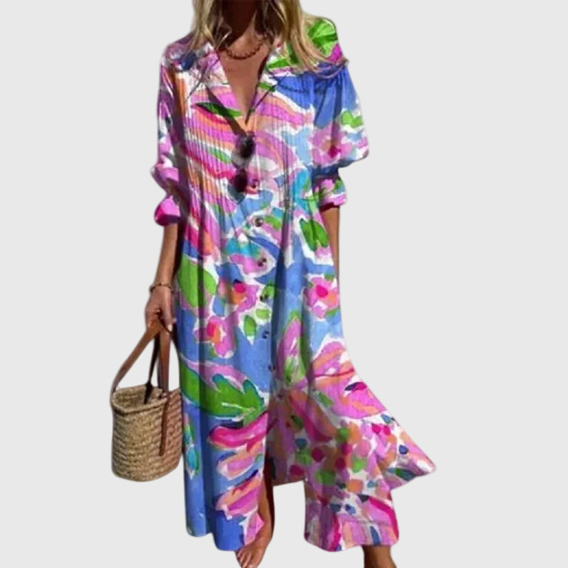 Zariah – Elegante vestido largo de estilo bohemio