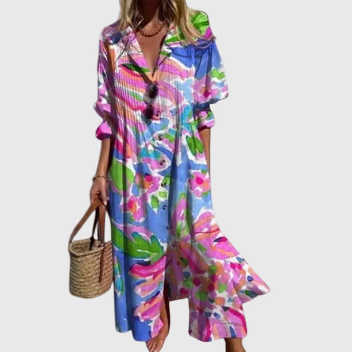 Zariah – Elegante vestido largo de estilo bohemio