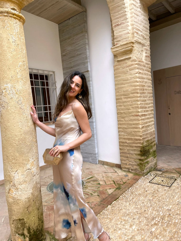 Vestido tirantes flores