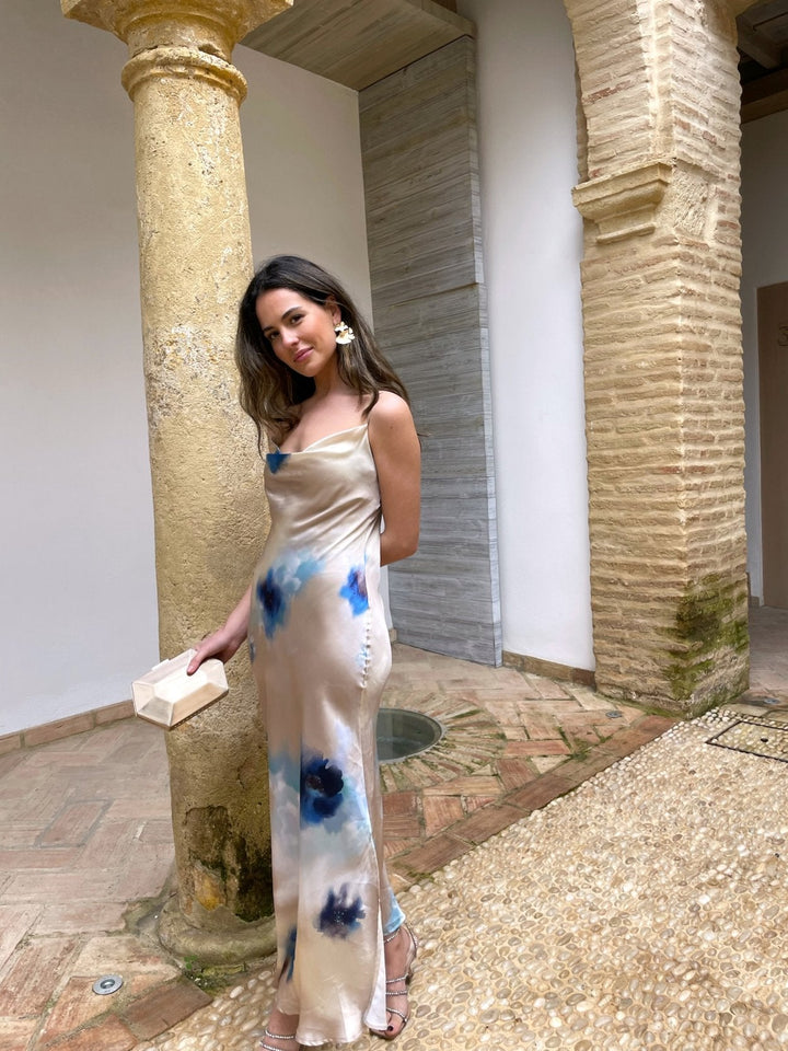 Vestido tirantes flores