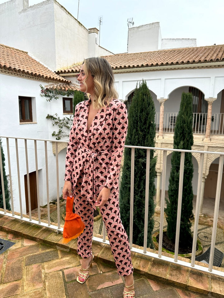 Traje Estela pink