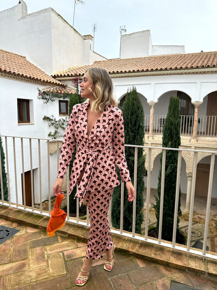 Traje Estela pink