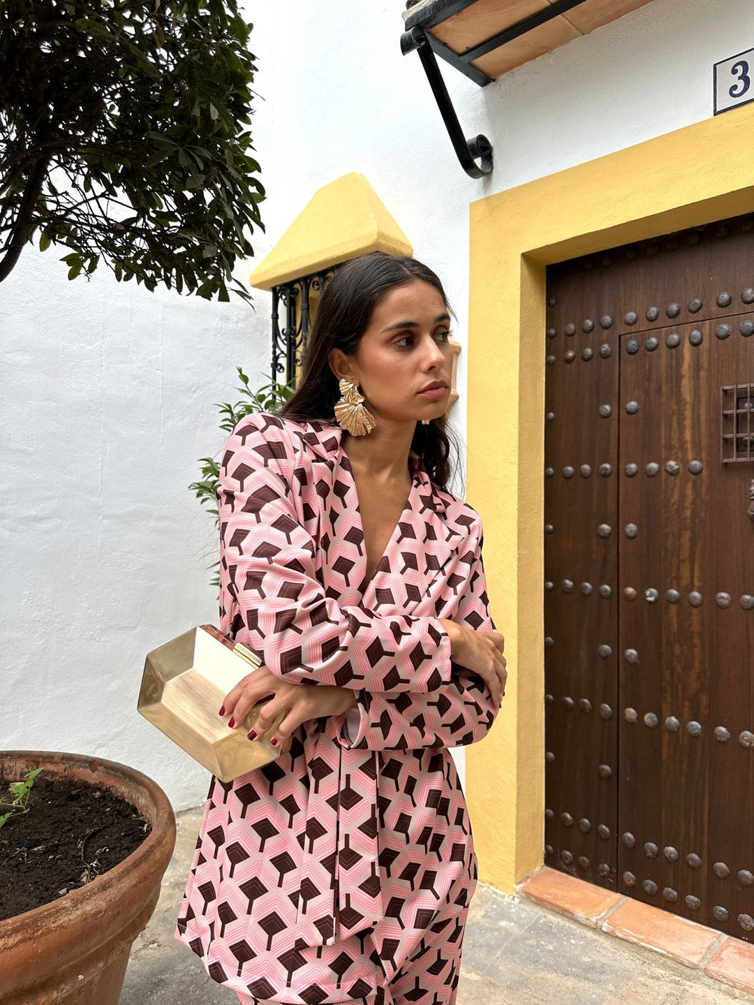 Traje Estela pink