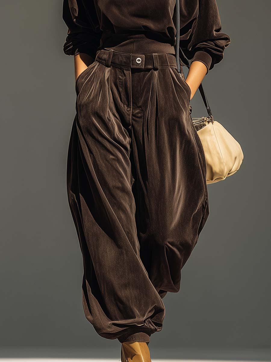 Conjunto de Sudadera y Pantalones de Terciopelo Vivienne