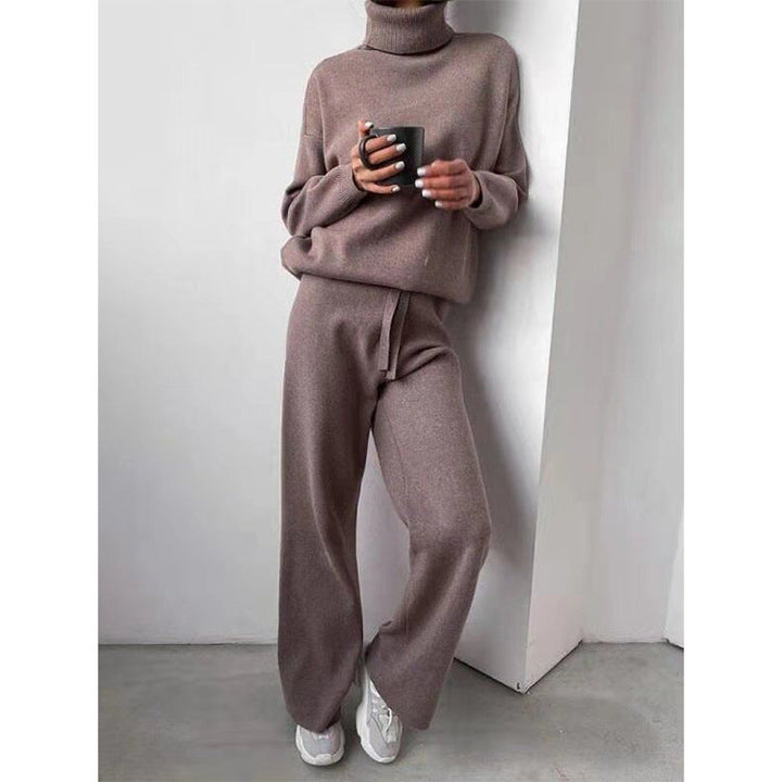 Conjunto de Suéter de Cuello Alto Sofía