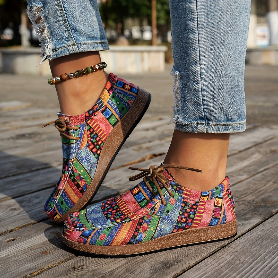 Zapatos Estampado Patchwork™ | Diseño único con estilo atrevido