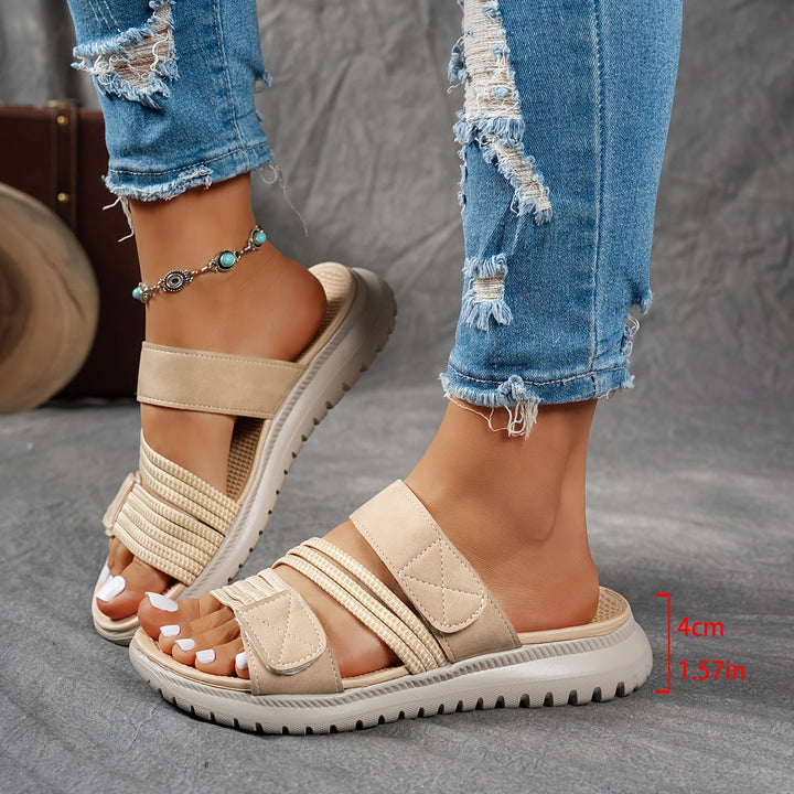 Cleo - Sandalia deportiva cómoda con suela de plataforma