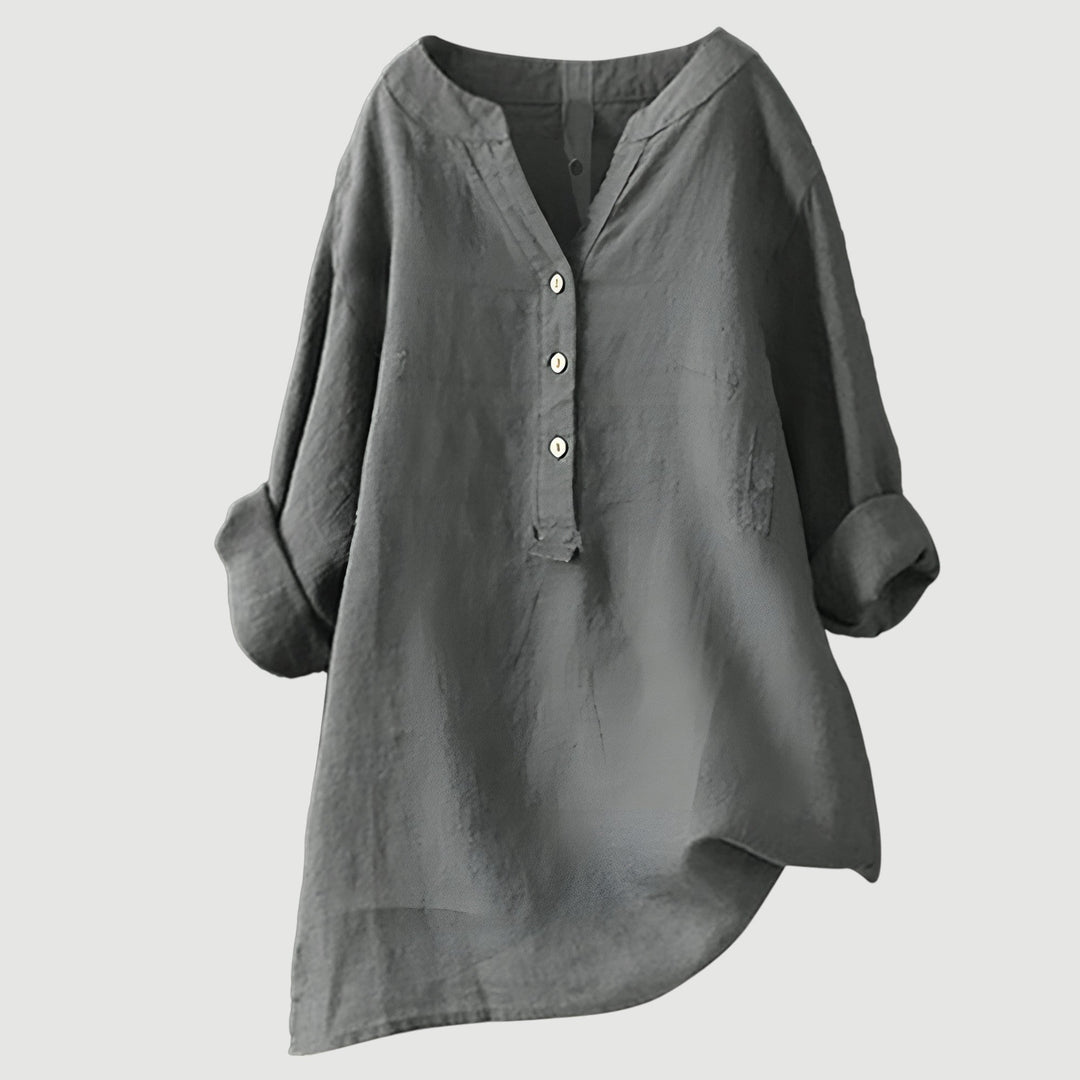 LINA | Blusa de Lino Ligera y Cómoda para Damas