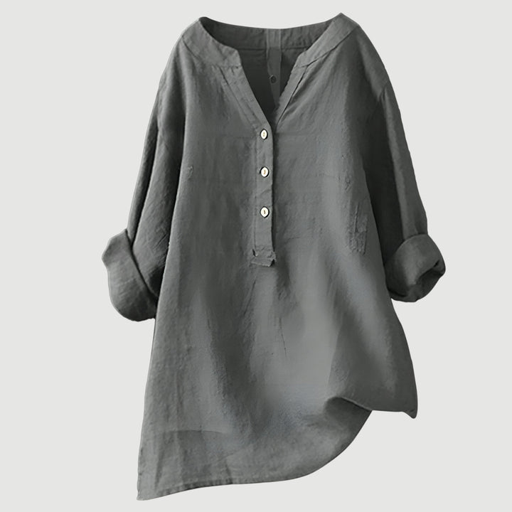 LINA | Blusa de Lino Ligera y Cómoda para Damas