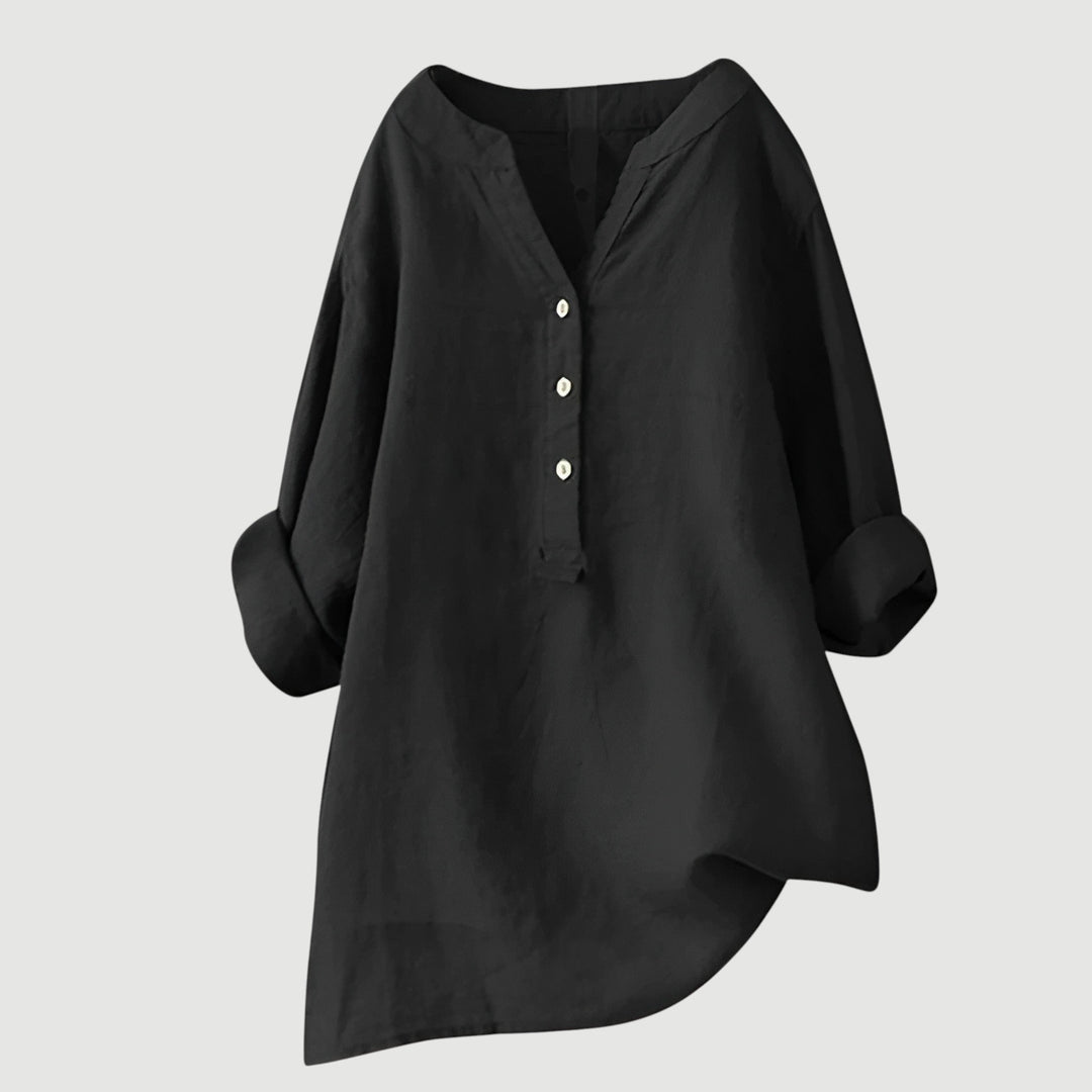 LINA | Blusa de Lino Ligera y Cómoda para Damas