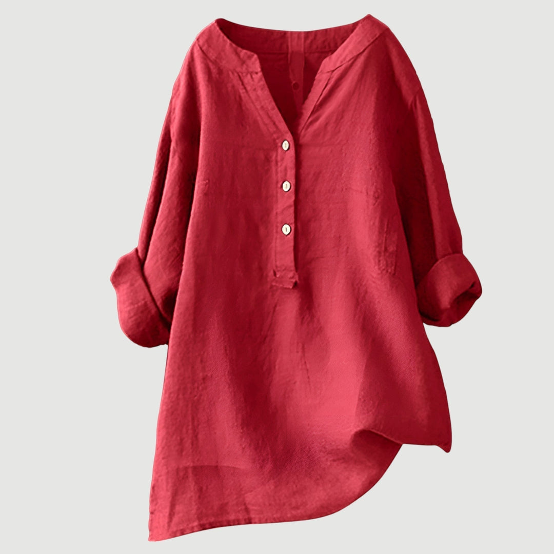 LINA | Blusa de Lino Ligera y Cómoda para Damas
