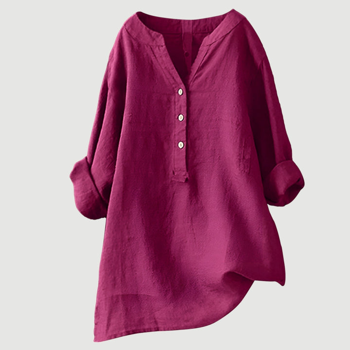 LINA | Blusa ligera y cómoda de lino para mujeres