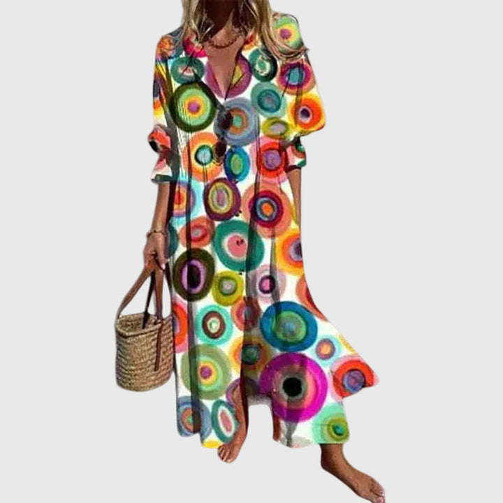 Zariah – Elegante vestido largo de estilo bohemio