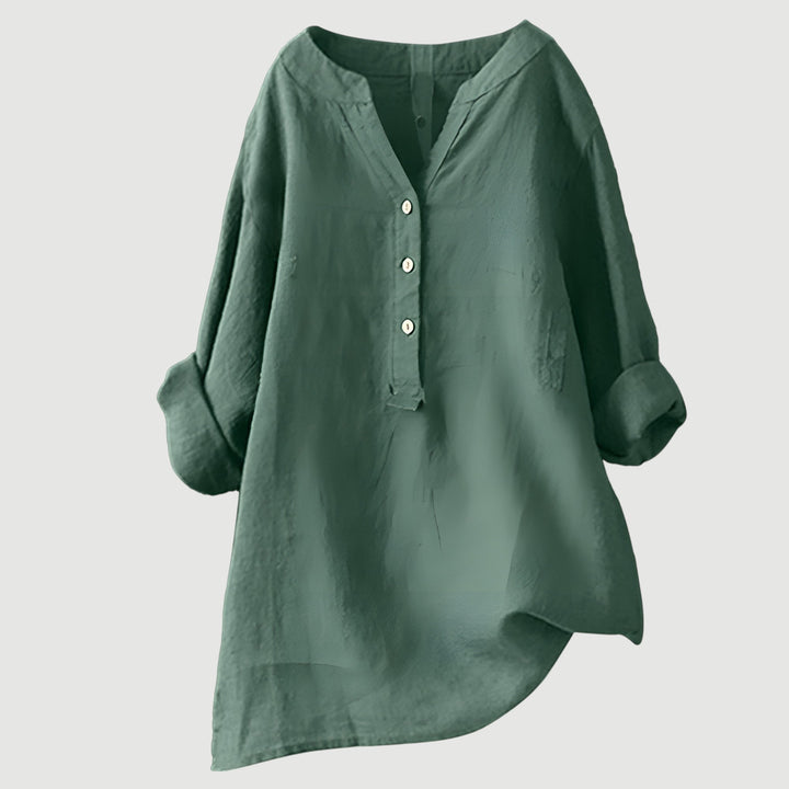 LINA | Blusa ligera y cómoda de lino para mujeres