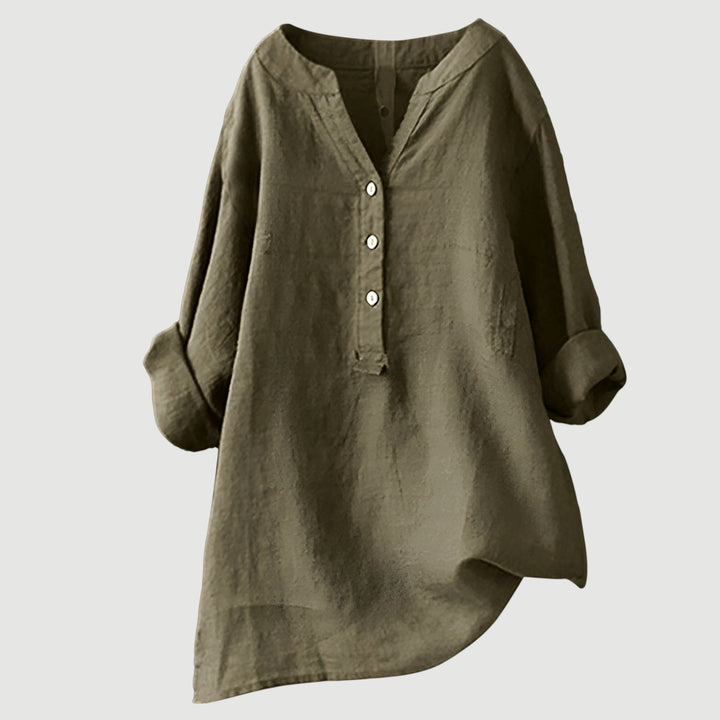 LINA | Blusa ligera y cómoda de lino para mujeres