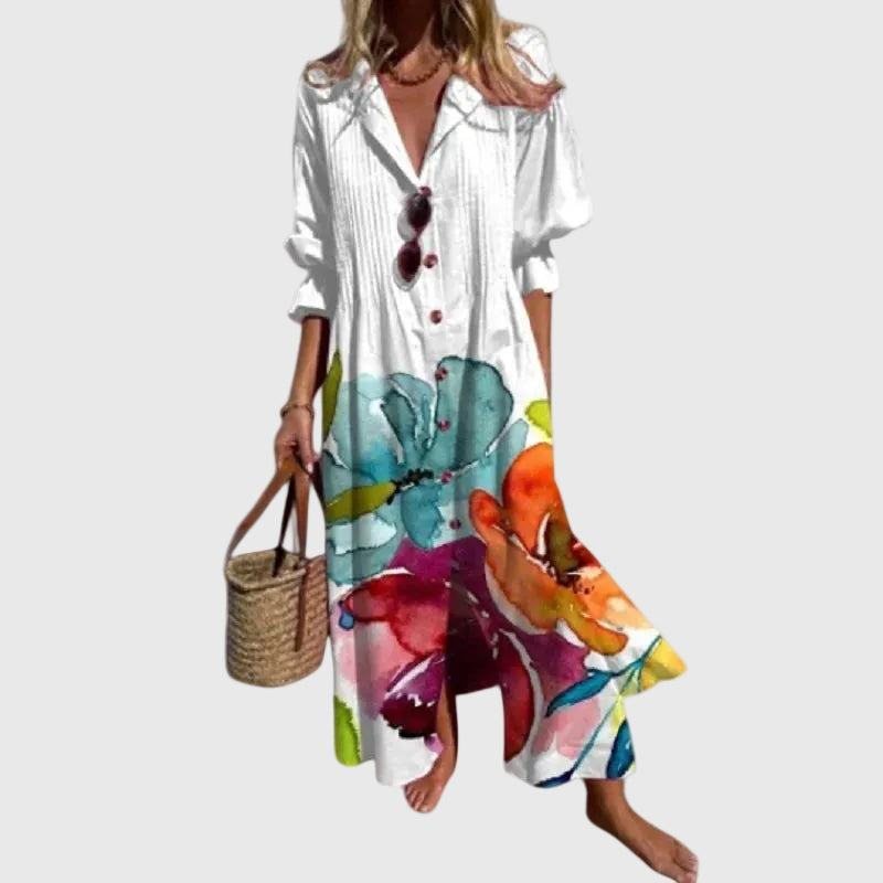 Zariah – Elegante vestido largo de estilo bohemio
