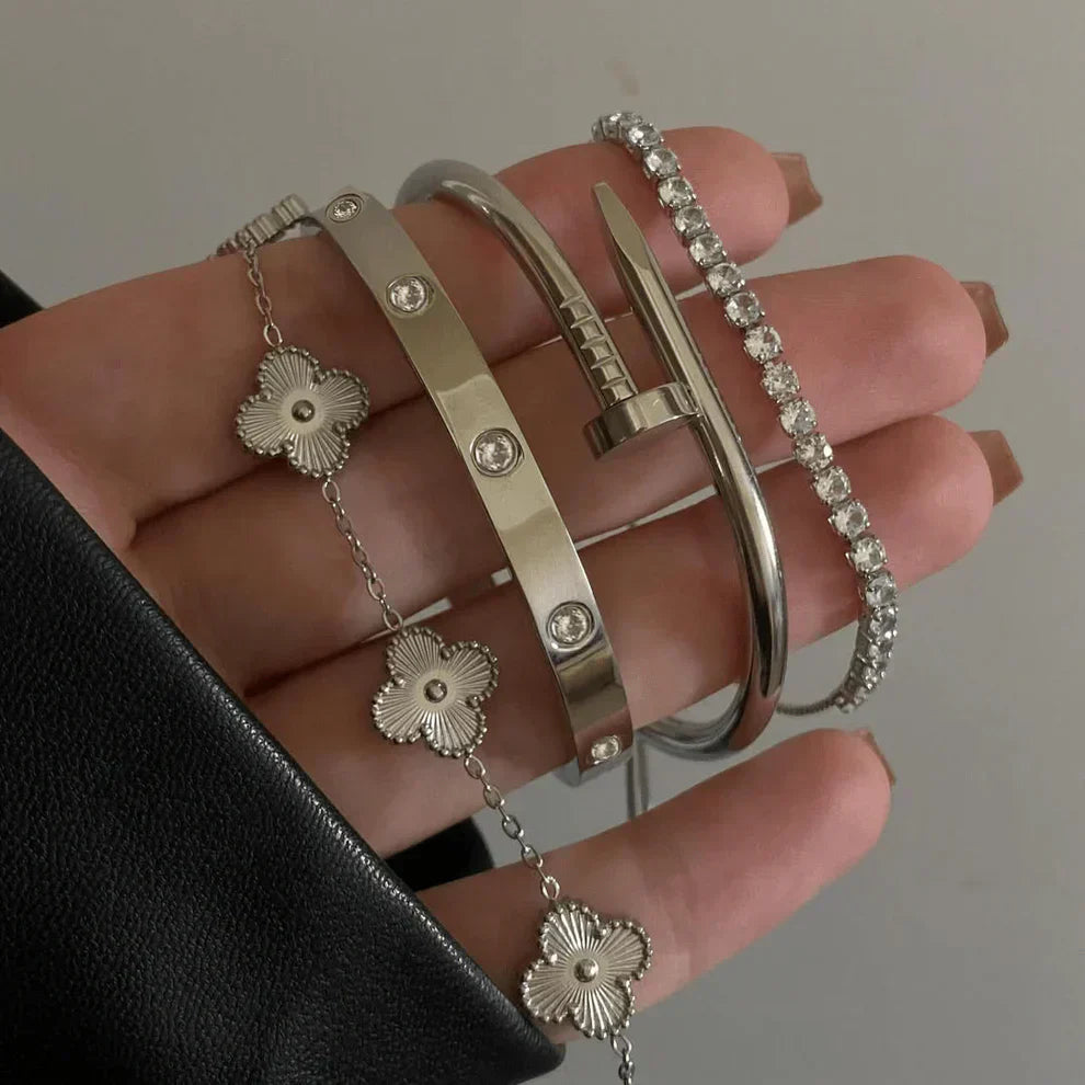 Conjunto de Pulseras de 4 Piezas 'Silvio'
