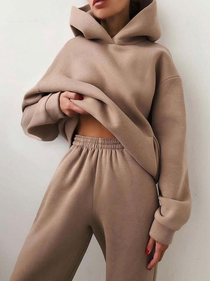 Conjunto Casual de Dos Piezas con Capucha Sofía