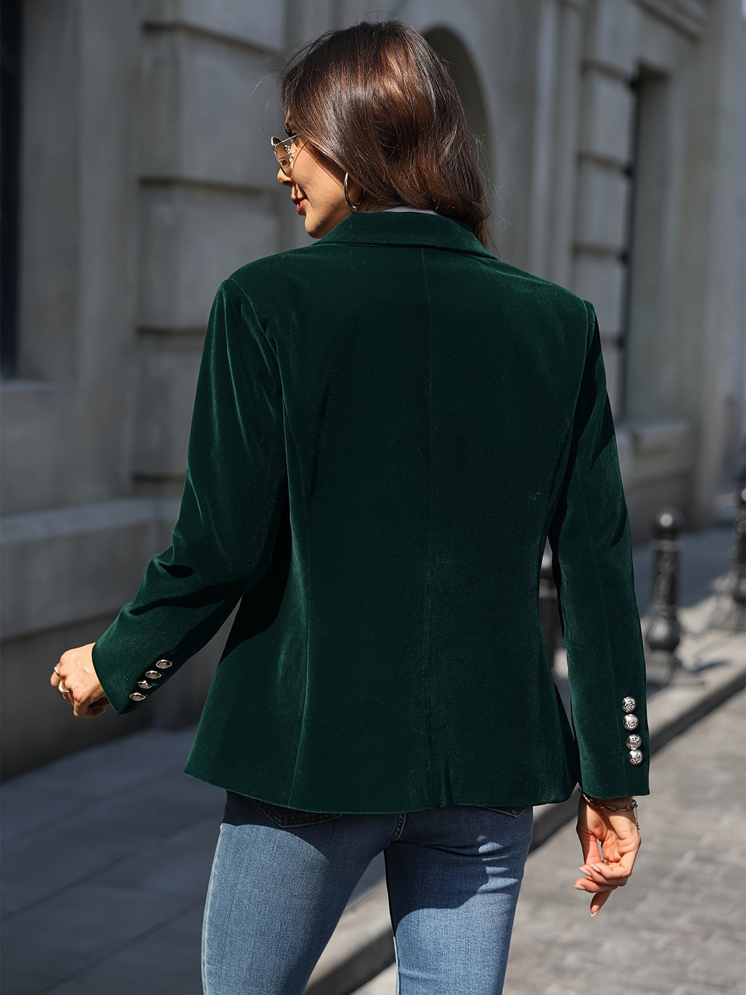 Chaqueta de Traje Slim-fit de Terciopelo Vincent