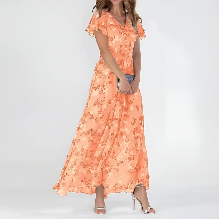 Valeria | Elegante Vestido Largo Floral