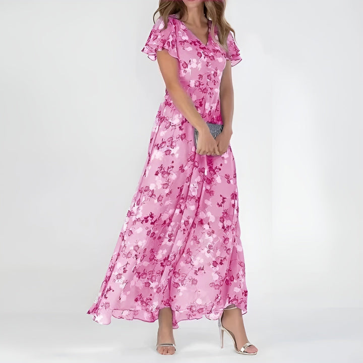 Valeria | Elegante Vestido Largo Floral