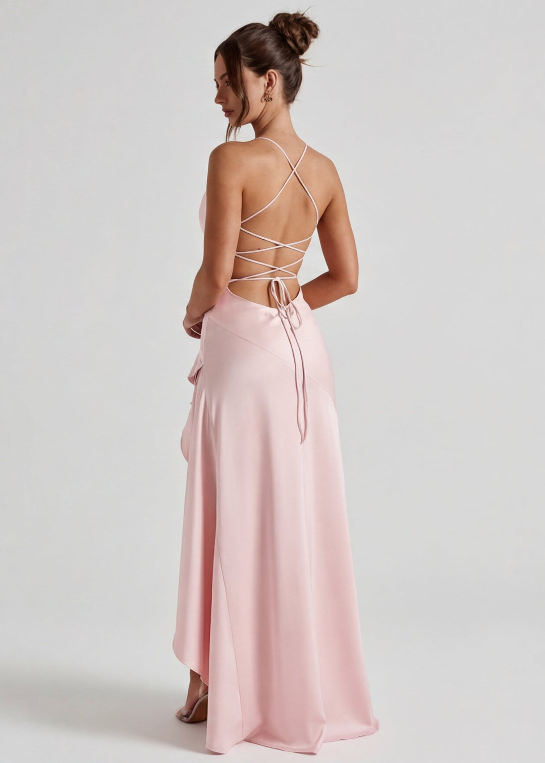 Aria | Vestido Largo con Drapeado