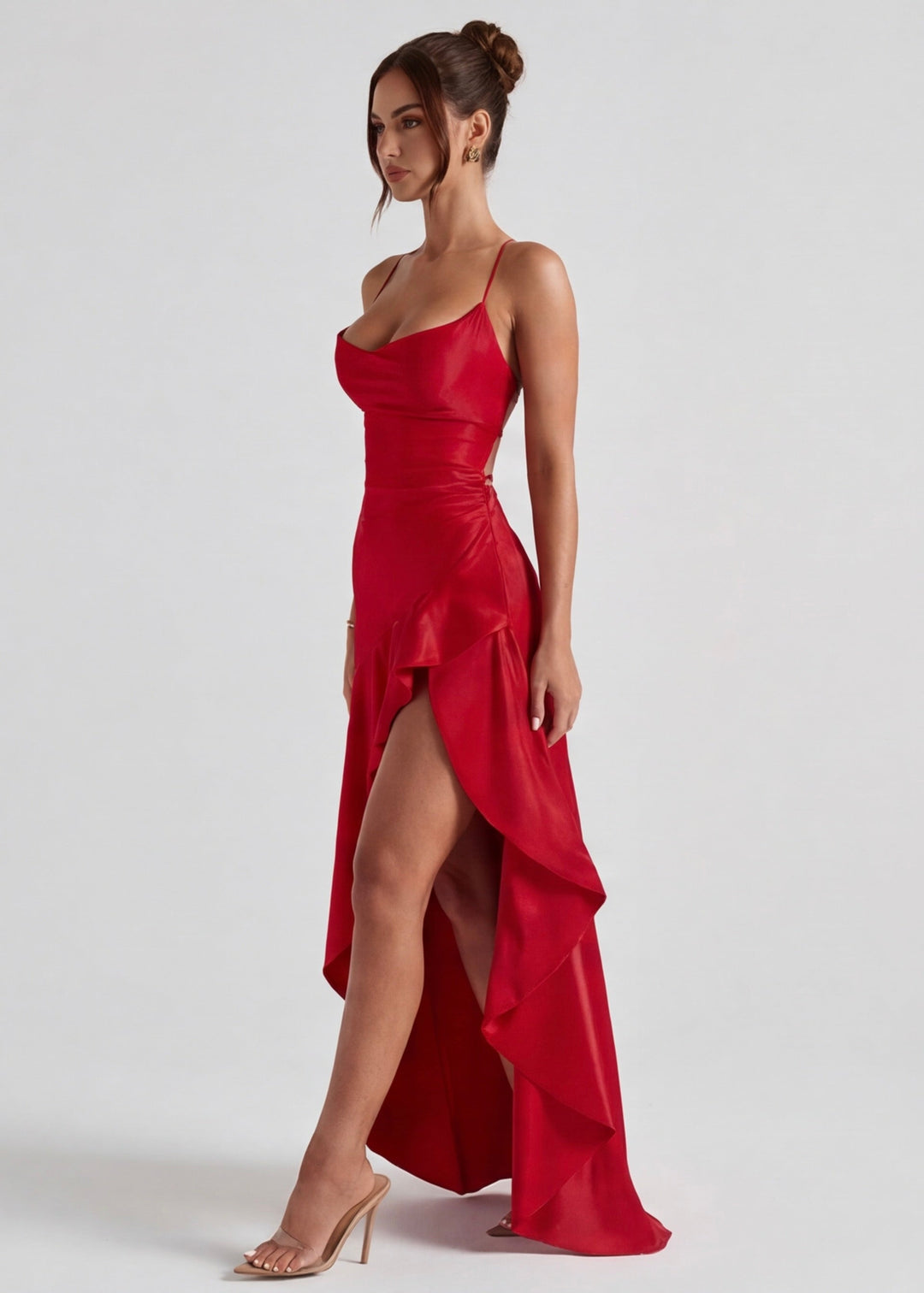 Aria | Vestido Largo con Drapeado