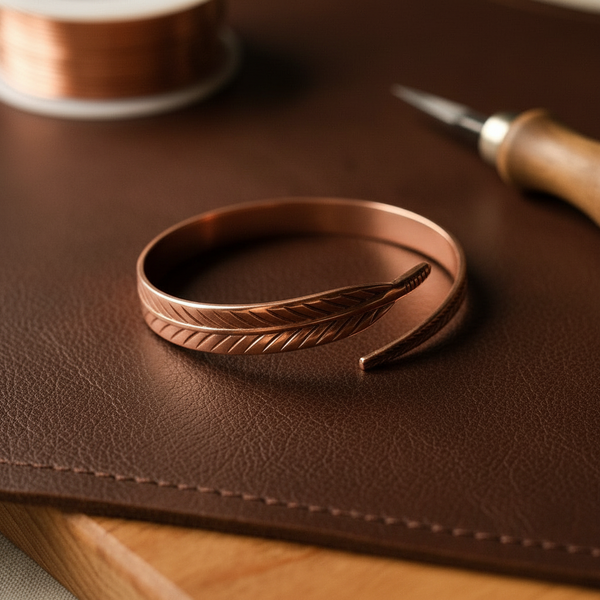 Pulsera de Cobre Raíz de María