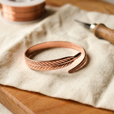 Pulsera de Cobre Raíz de María