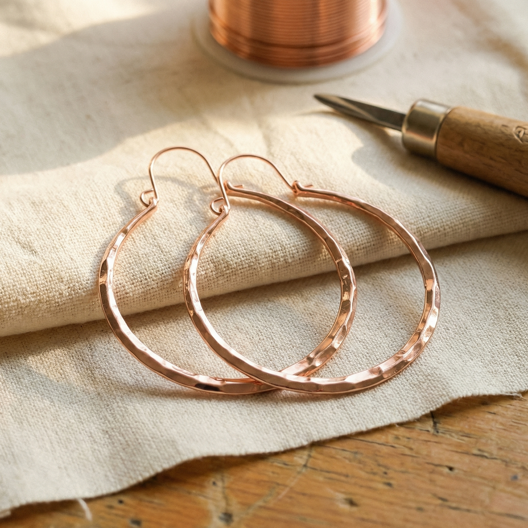 Pendientes de Cobre Sauce de Vera