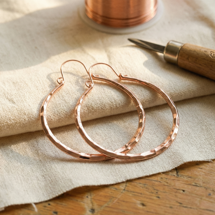 Pendientes de Cobre Sauce de Vera