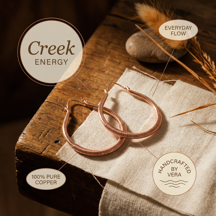 Pendientes de Cobre de Vera's Creek
