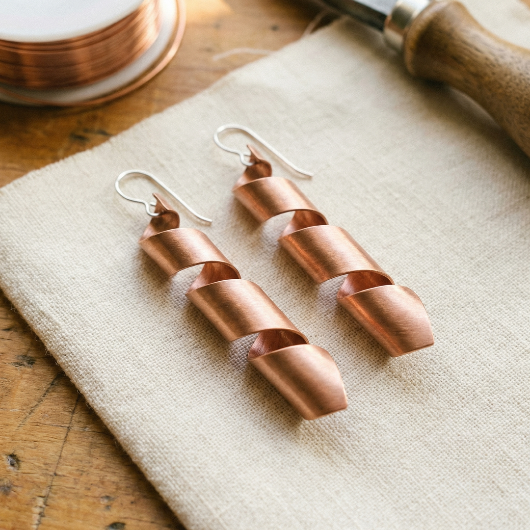 Pendientes Dusk de Cobre de Vera