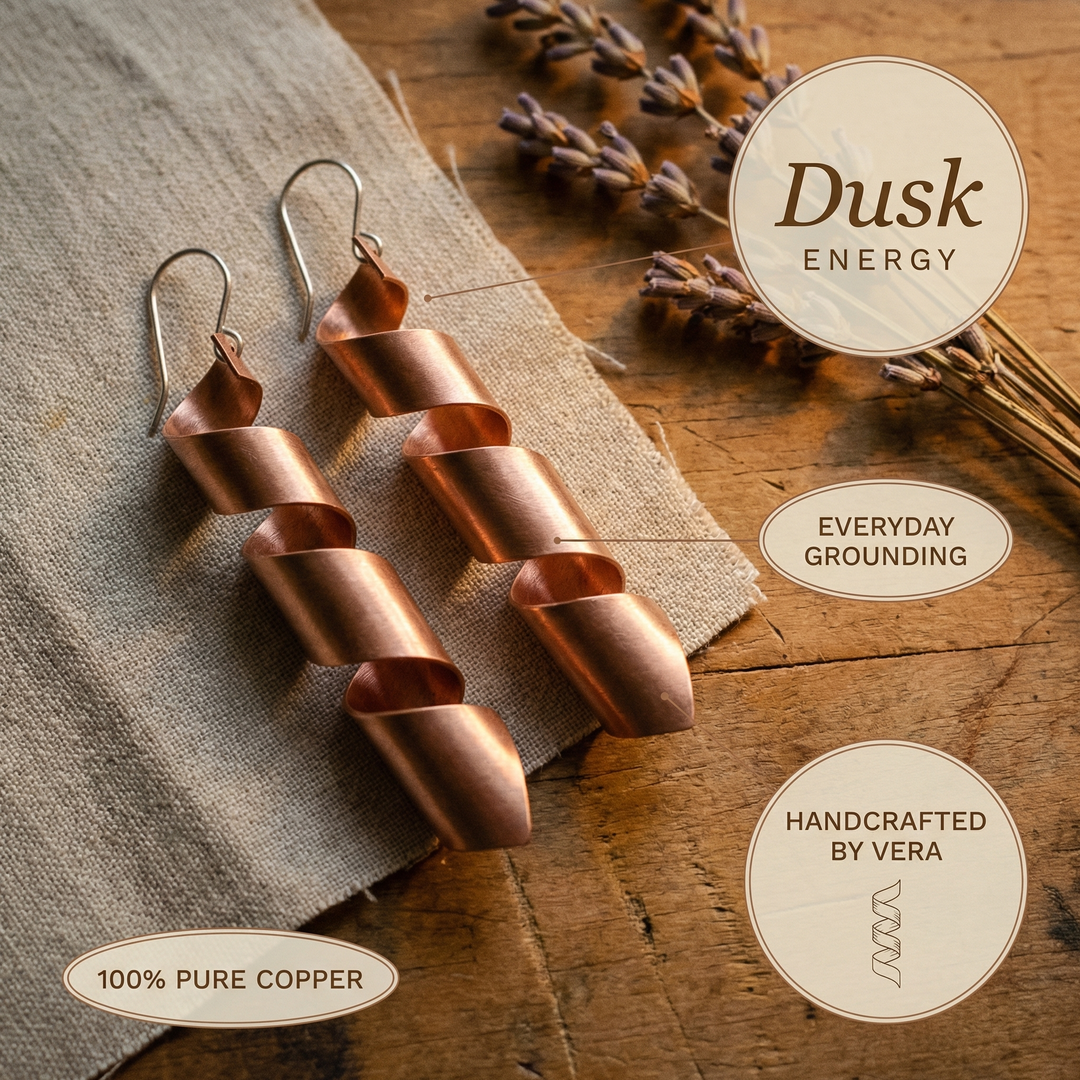 Pendientes Dusk de Cobre de Vera