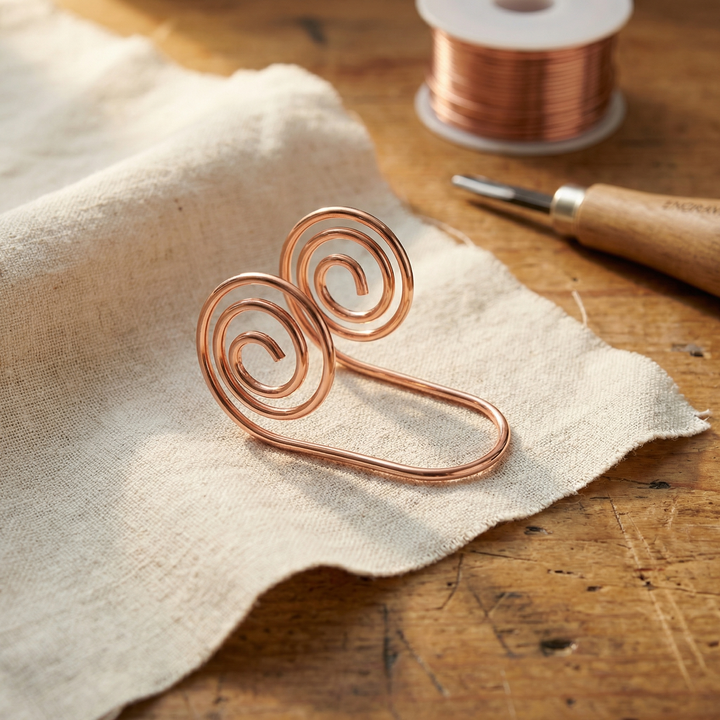 Espiral de Mano de Cobre Vera