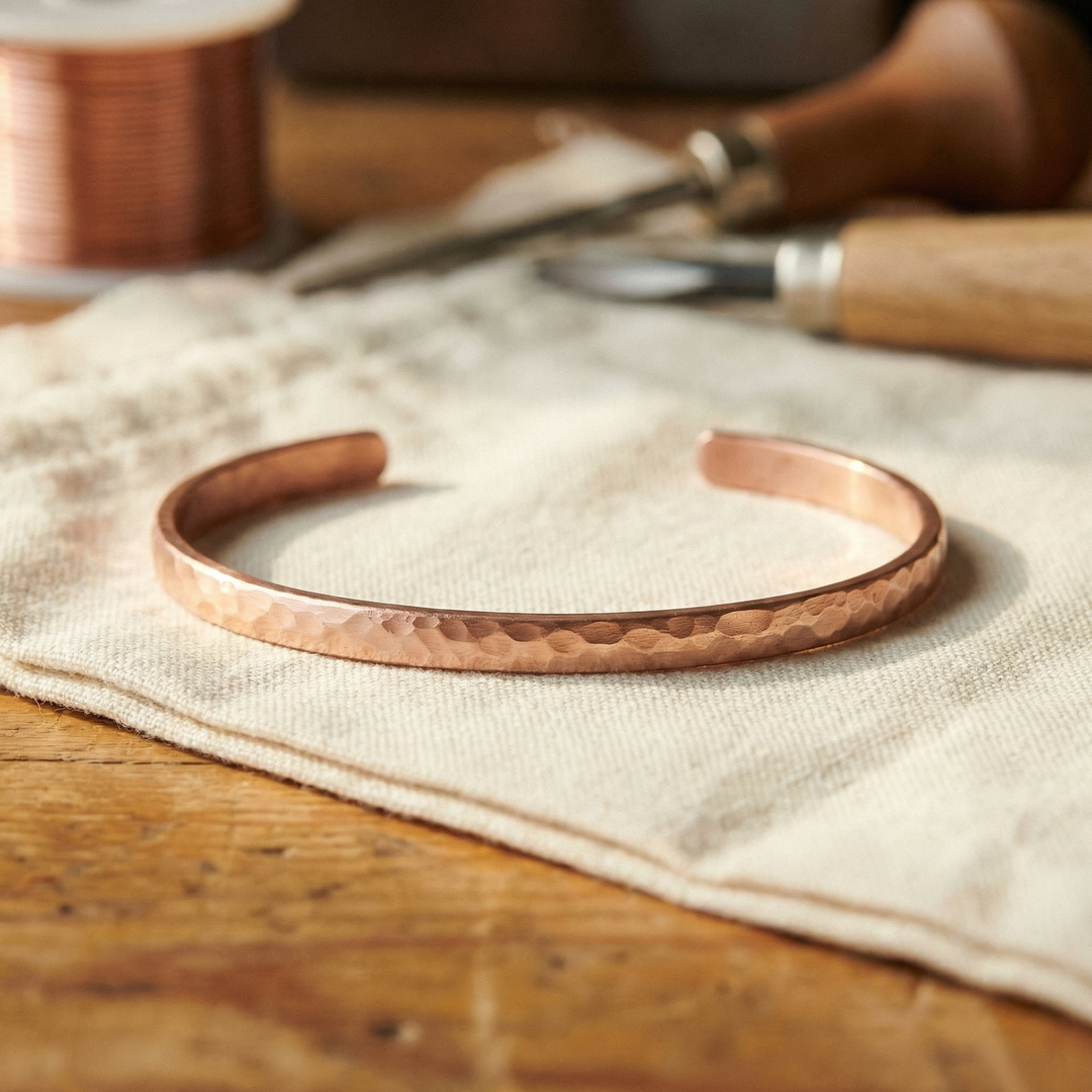 Pulsera de Tobillo de Cobre Arena de María