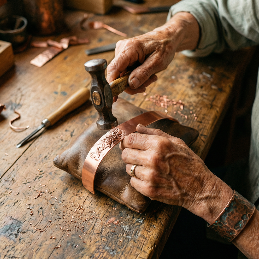 "Pulsera de Cobre Loam de Vera"