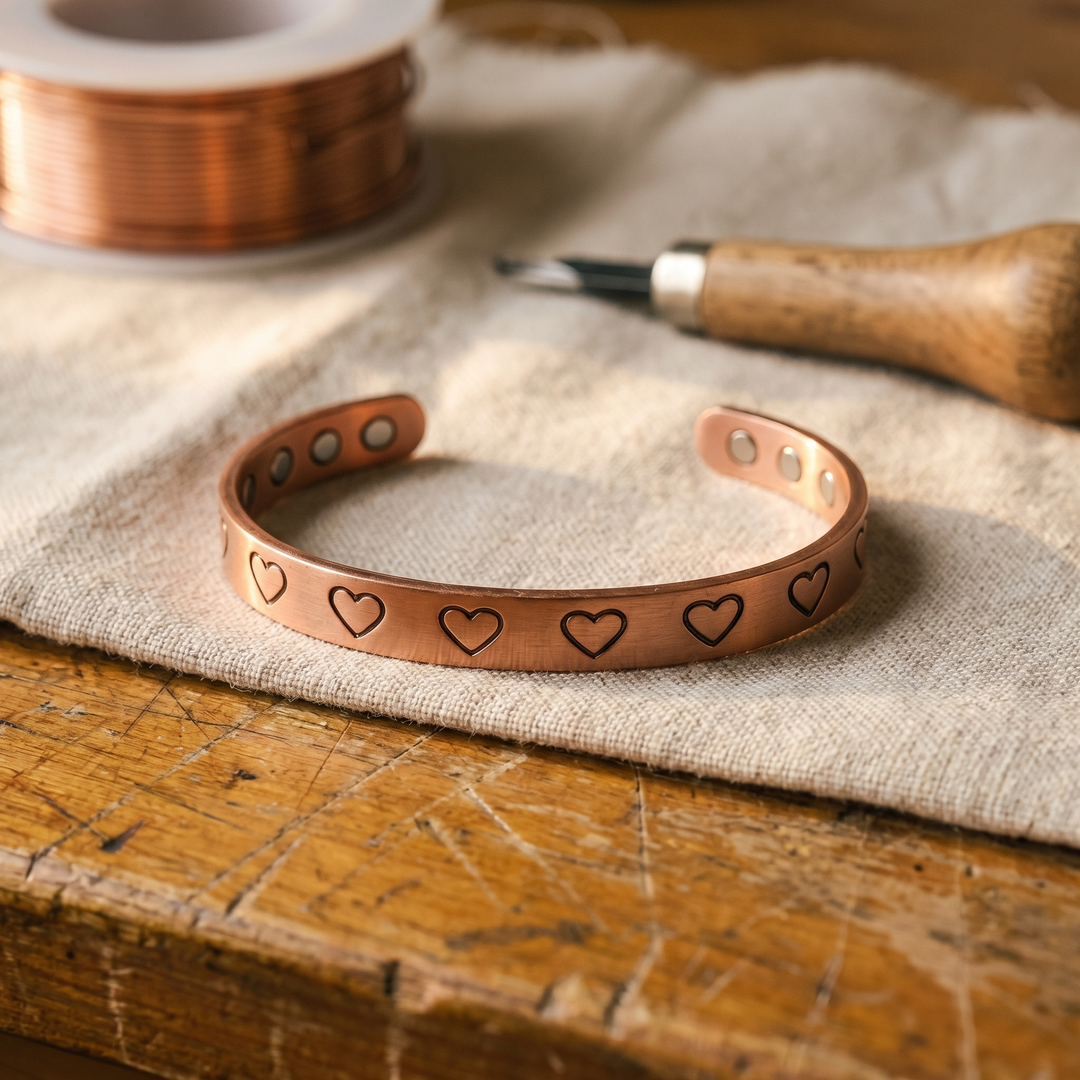 "Pulsera de Cobre de Vera's Hearth"