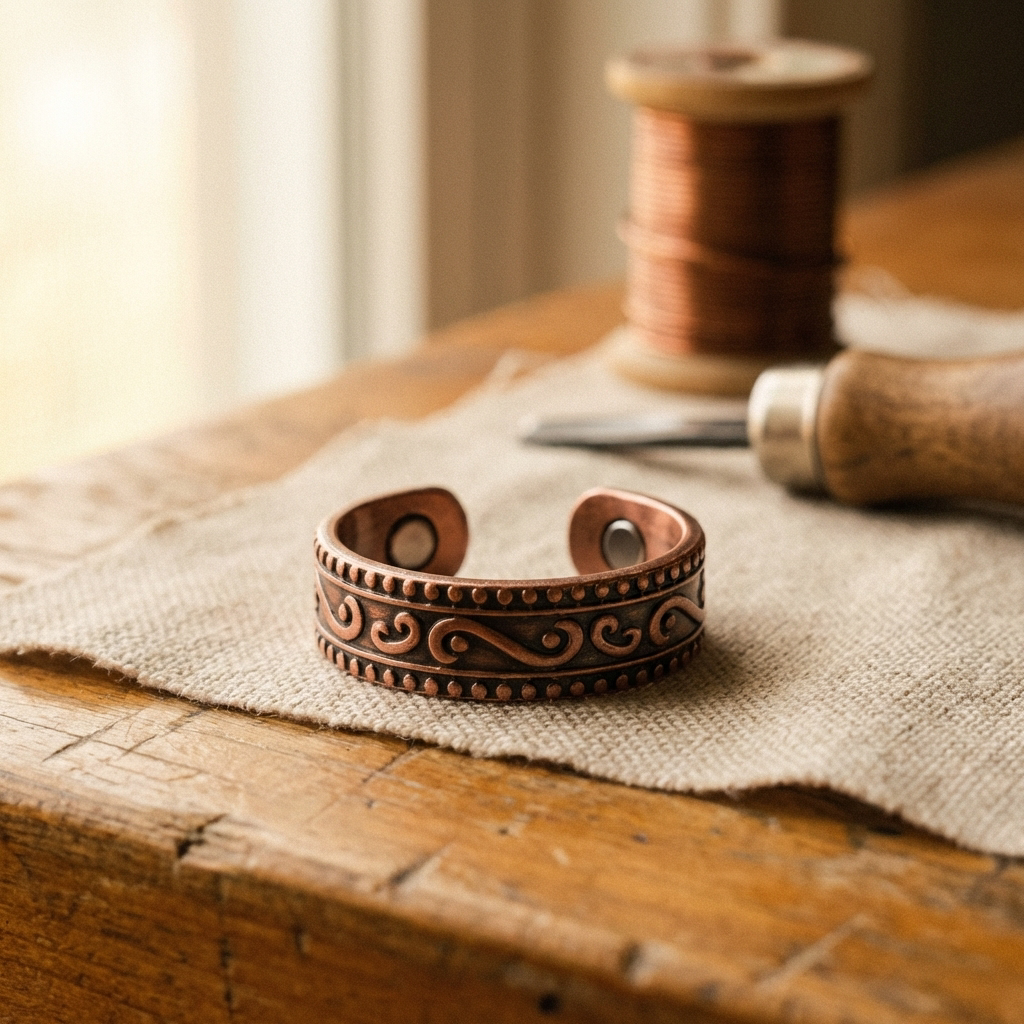 Anillo de Cobre Fern de Vera