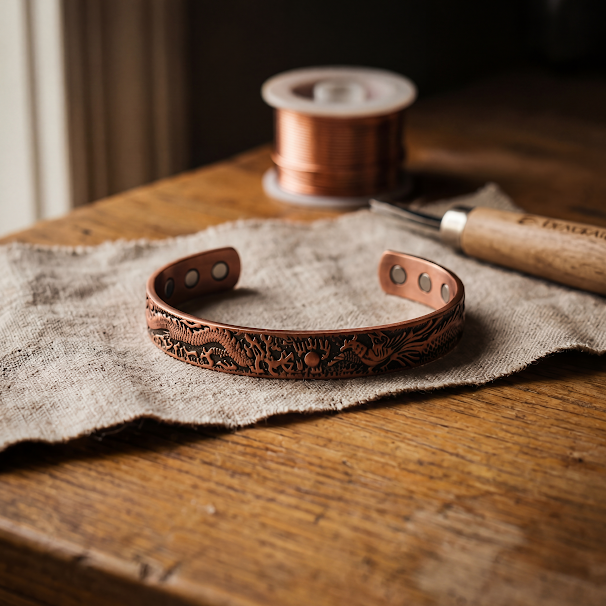 "Pulsera de Cobre Loam de Vera"
