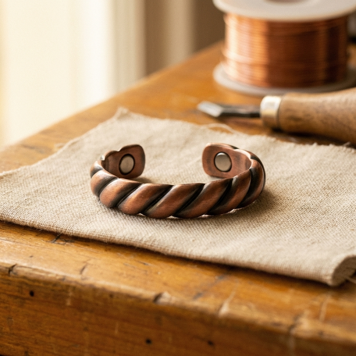 "Anillo de Cobre Tine de Vera" (The title is already in Spanish and does not require translation.)