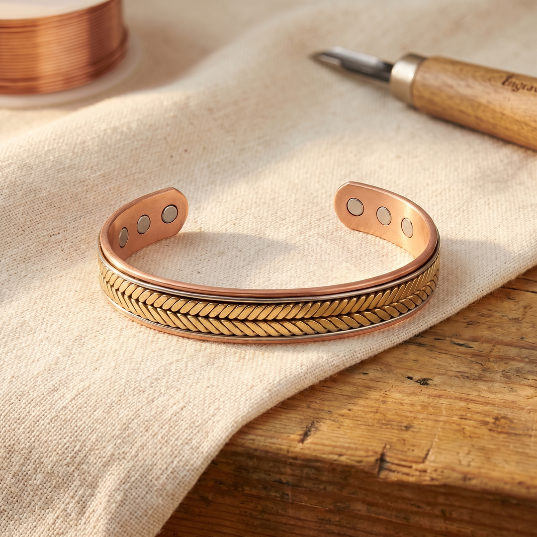 "Pulsera de Cobre Cosecha de Vera"