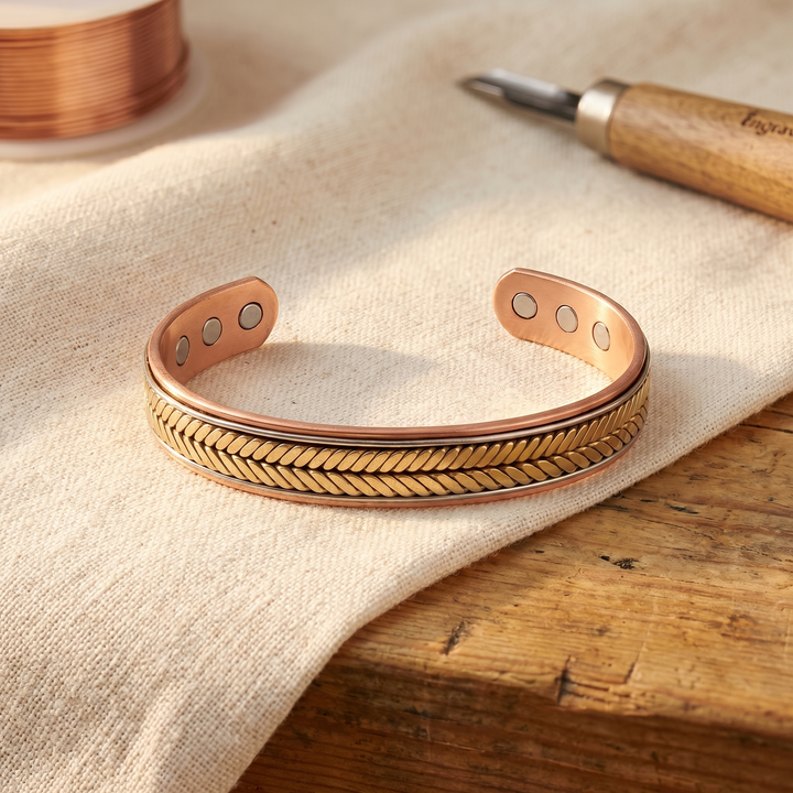 "Pulsera de Cobre Cosecha de Vera"