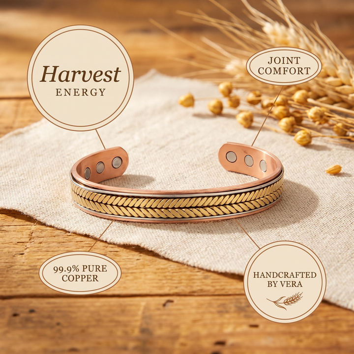 "Pulsera de Cobre Cosecha de Vera"