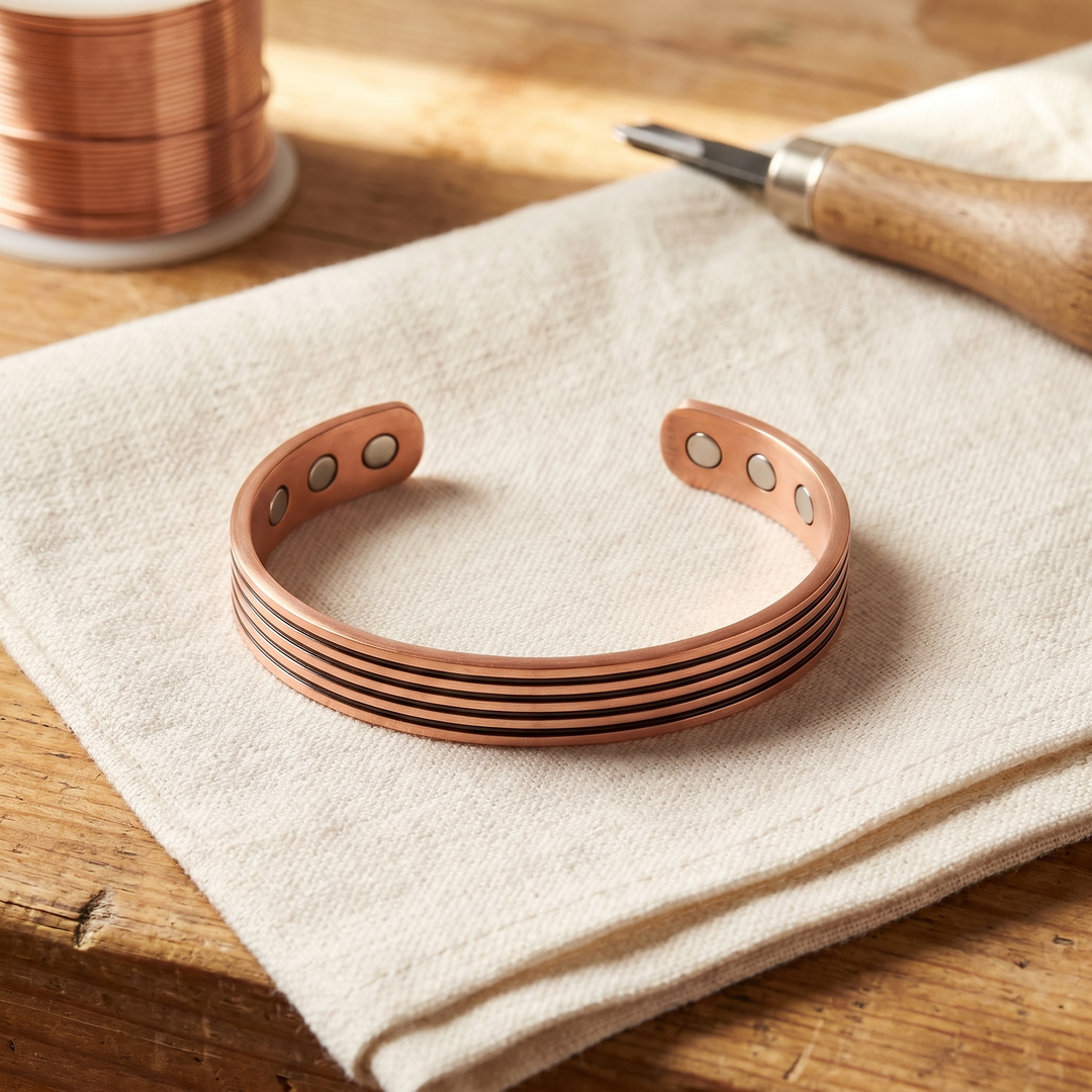 "Pulsera de Cobre Salvia de Vera"