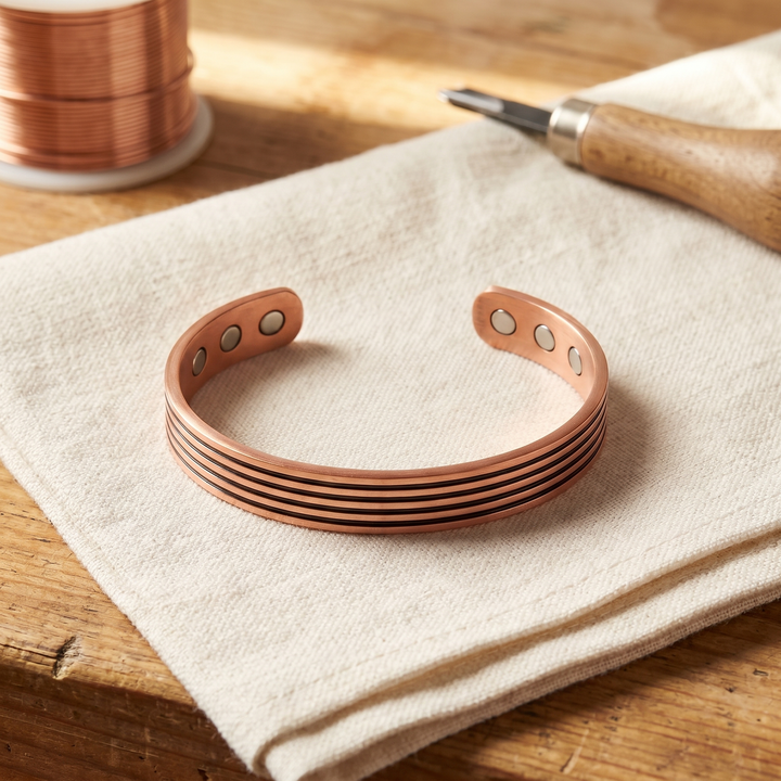 "Pulsera de Cobre Salvia de Vera"