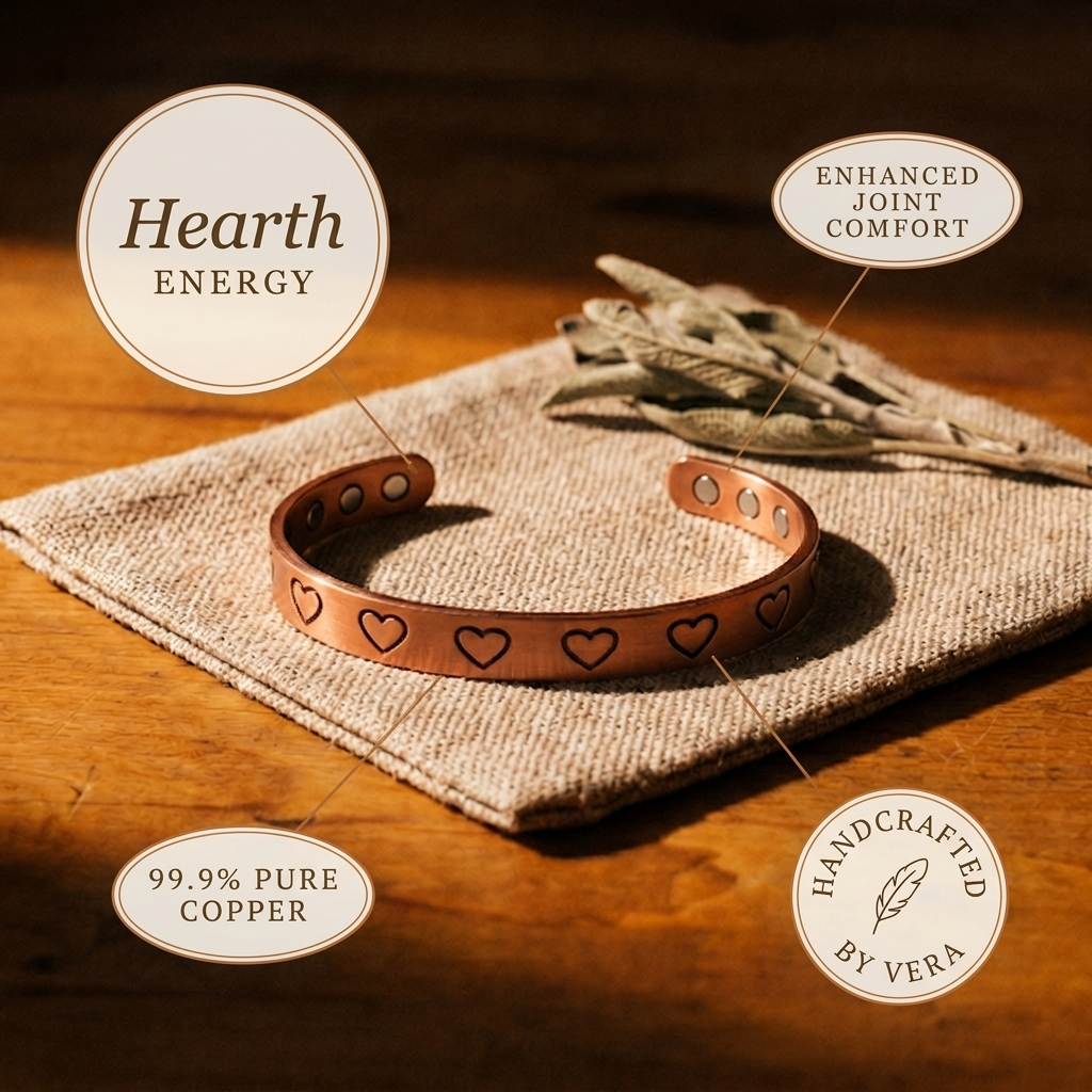 "Pulsera de Cobre de Vera's Hearth"
