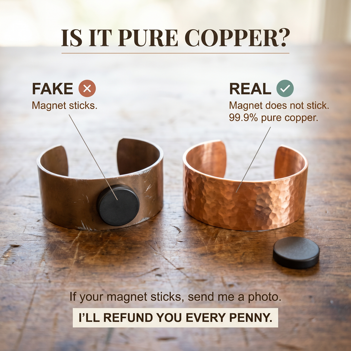 Pulsera de Cobre para Hombre Vera