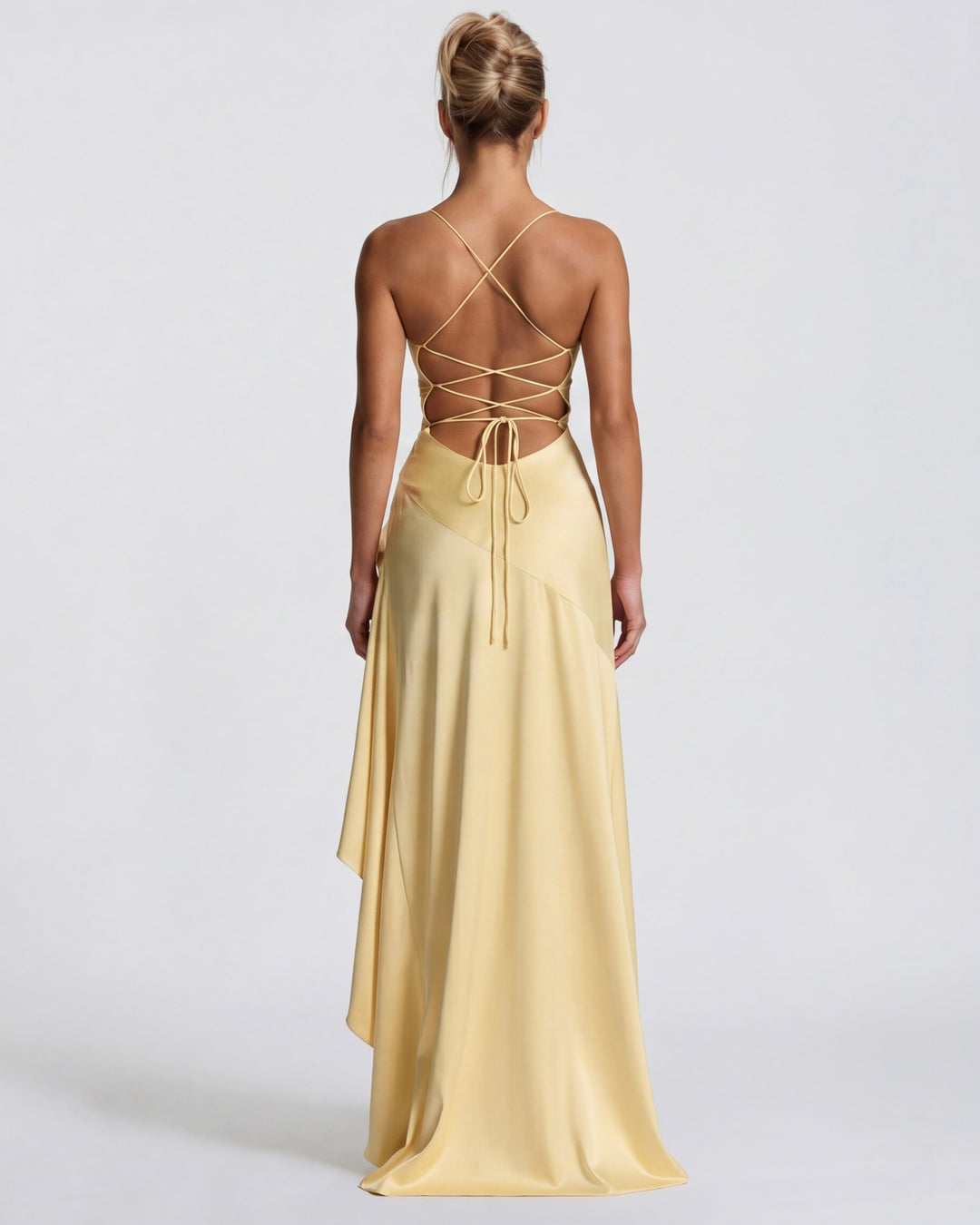 Aria | Vestido Largo con Drapeado