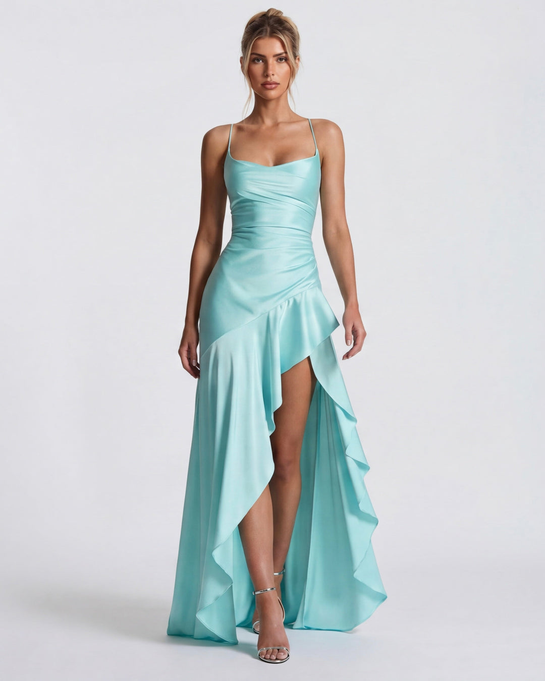 Aria | Vestido Largo con Drapeado